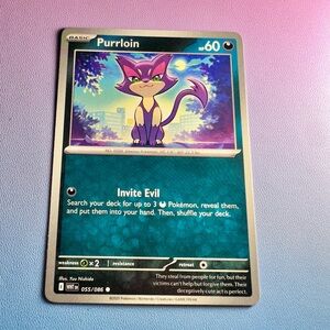 purrloin - 055/086 (common) — pokemon: white flare